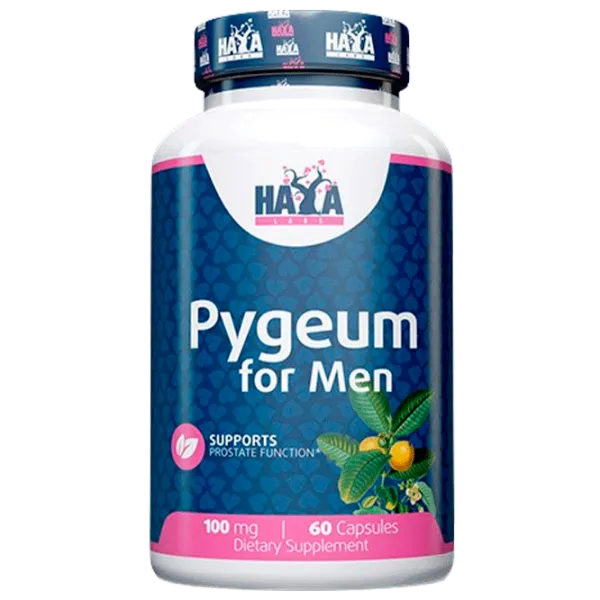 Витамины и минералы Haya Labs Pygeum for Men 100mg / 60 caps (858047007052) 60 photo 1 Витамины и минералы Haya Labs Pygeum for Men 100mg / 60 caps (858047007052) 60 photo 1