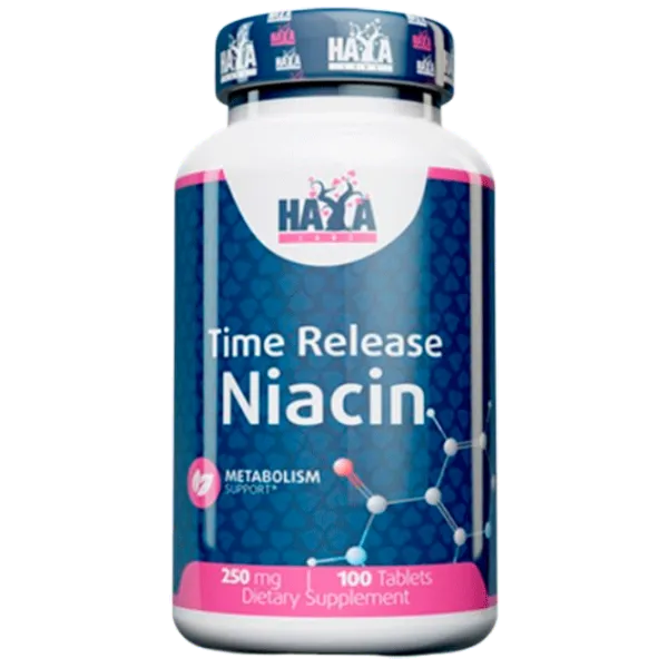 Витамины и минералы Haya Labs Niacin /Time Release/ 250mg / 100 Tabs (858047007168) 100 photo 1 Витамины и минералы Haya Labs Niacin /Time Release/ 250mg / 100 Tabs (858047007168) 100 photo 1