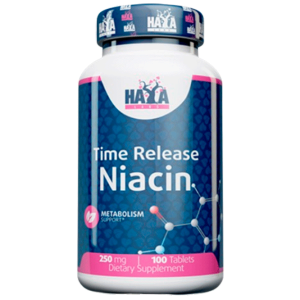 Витамины и минералы Haya Labs Niacin /Time Release/ 250mg / 100 Tabs (858047007168) 100 photo 1 Витамины и минералы Haya Labs Niacin /Time Release/ 250mg / 100 Tabs (858047007168) 100 photo 1