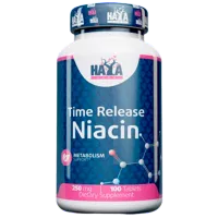 Витамины и минералы Haya Labs Niacin /Time Release/ 250mg / 100 Tabs (858047007168) 100