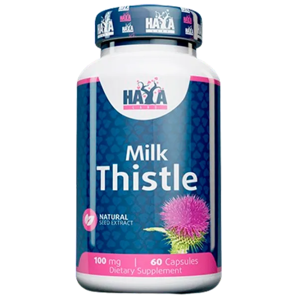 Витамины и минералы Haya Labs Milk Thistle 100 mg 60 vcaps (853809007851) 60 photo 1 Витамины и минералы Haya Labs Milk Thistle 100 mg 60 vcaps (853809007851) 60 photo 1