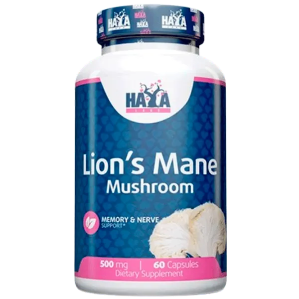 Витамины и минералы Haya Labs Lion's Mane Mushroom 500mg / 60 Caps (858047007533) 60 photo 1 Витамины и минералы Haya Labs Lion's Mane Mushroom 500mg / 60 Caps (858047007533) 60 photo 1