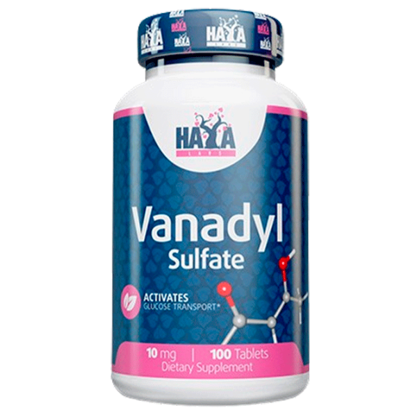 Витамины и минералы Haya Labs Vanadyl Sulfate 10mg / 100 Tabs (853809007639) 100 photo 1 Витамины и минералы Haya Labs Vanadyl Sulfate 10mg / 100 Tabs (853809007639) 100 photo 1