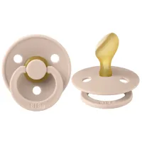 Соска ортодонтическая Bibs Colour 211244C  Для девочек / 6 месяцев - 18 месяцев / Латекс / Blush Pink