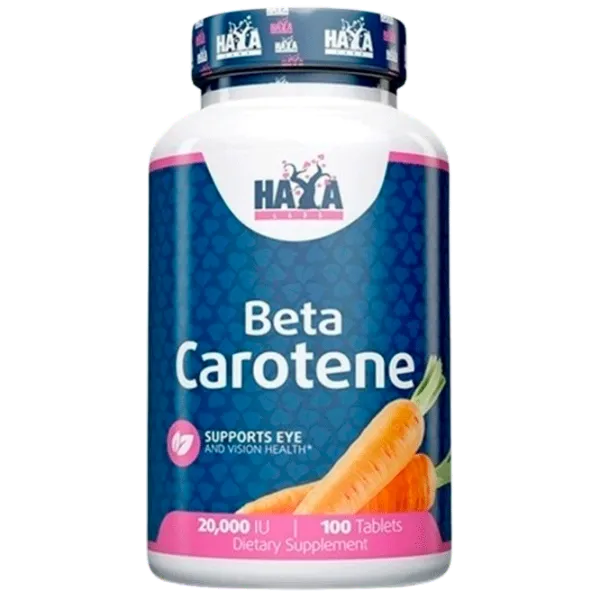 Vitamine și minerale Haya Labs HL Natural Beta Carotene 20,000 IU/100 Tabs (858047007588) 100 photo 1 Vitamine și minerale Haya Labs HL Natural Beta Carotene 20,000 IU/100 Tabs (858047007588) 100 photo 1
