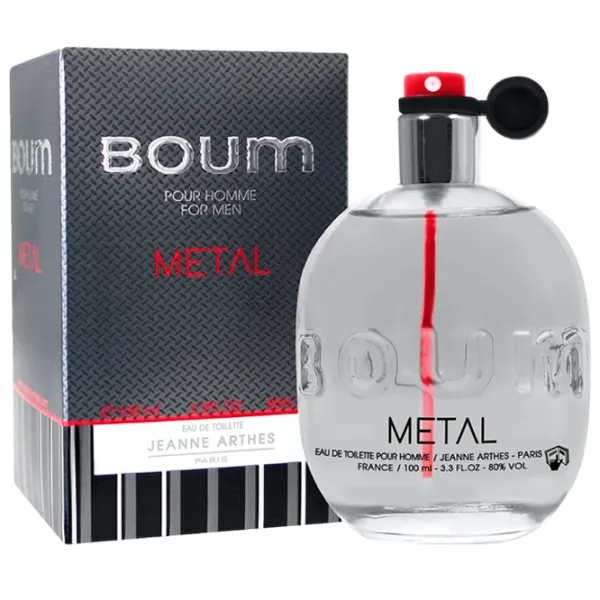 Parfum pentru bărbați Jeanne Arthes BOUM METAL Apă de toaletă / Fougere photo 1 Parfum pentru bărbați Jeanne Arthes BOUM METAL Apă de toaletă / Fougere photo 1