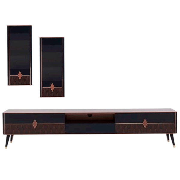 Комплекты ТВ-зона Diamond 01172945 49.5 см x 48.2 см x 210 см / Grafit photo 1 Комплекты ТВ-зона Diamond 01172945 49.5 см x 48.2 см x 210 см / Grafit photo 1