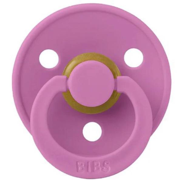 Соска круглая Bibs Colour 100321C  Для девочек / 0 месяцев - 6 месяцев / Латекс / Розовый photo 3