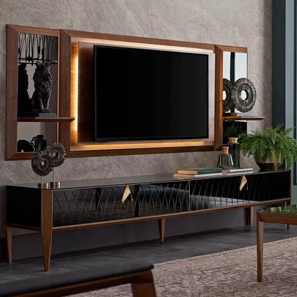 Seturi zona TV LOGAN 01172922 85.4 cm x 47.2 cm x 239.4 cm / Nuc photo 1 Seturi zona TV LOGAN 01172922 85.4 cm x 47.2 cm x 239.4 cm / Nuc photo 1