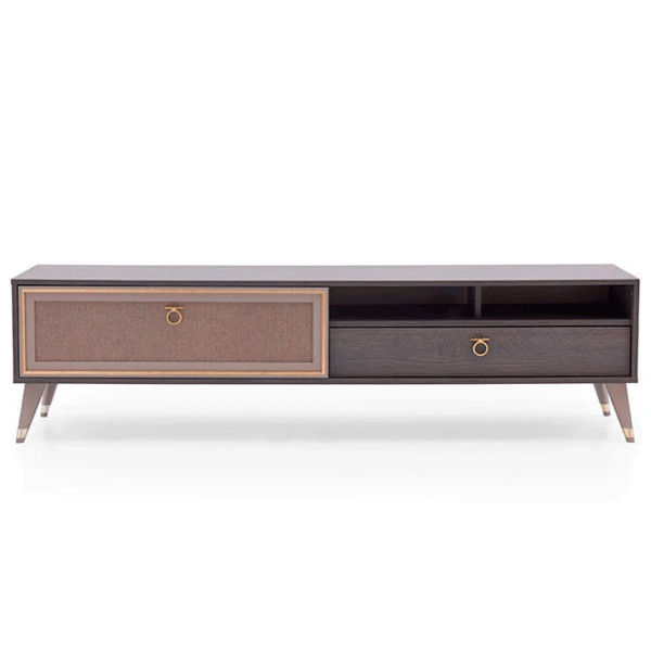 Seturi zona TV Hector 01172930 85 cm x 48.1 cm x 206.4 cm / Stejar antracit photo 2 Seturi zona TV Hector 01172930 85 cm x 48.1 cm x 206.4 cm / Stejar antracit photo 2