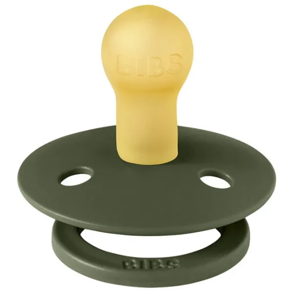 Suzetă cu tetina rotundă Bibs Colour 110212  Unisex / 0 luni - 6 luni / Latex / Sage Green photo 2