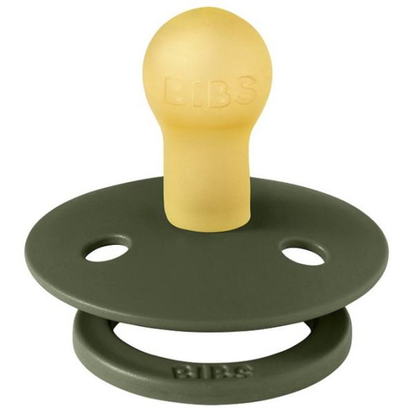Suzetă cu tetina rotundă Bibs Colour 110212  Unisex / 0 luni - 6 luni / Latex / Sage Green photo 2
