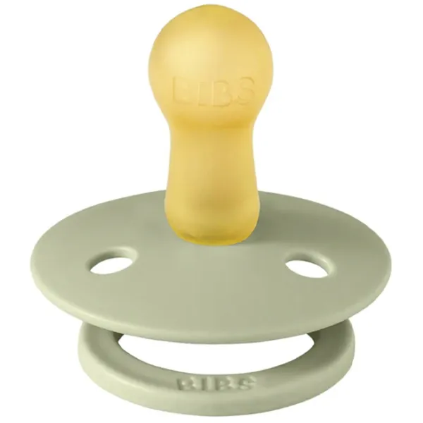 Suzetă cu tetina rotundă Bibs Colour 110212  Unisex / 0 luni - 6 luni / Latex / Sage Green photo 3