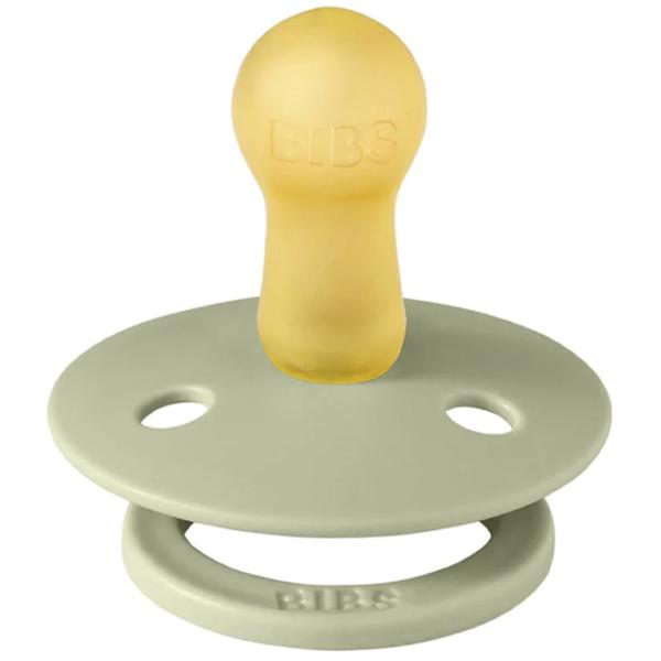 Suzetă cu tetina rotundă Bibs Colour 110212  Unisex / 0 luni - 6 luni / Latex / Sage Green photo 3