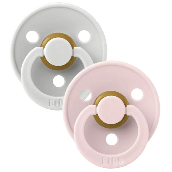 Suzetă cu tetina rotundă Bibs Colour 110279  Pentru fetițe / 0 luni - 6 luni / Latex / Blossrom photo 2 Suzetă cu tetina rotundă Bibs Colour 110279  Pentru fetițe / 0 luni - 6 luni / Latex / Blossrom photo 2