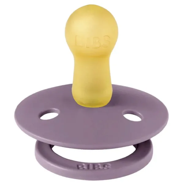 Соска круглая Bibs Colour 110430  Для девочек / 0 месяцев - 6 месяцев / Латекс / Mauve photo 2