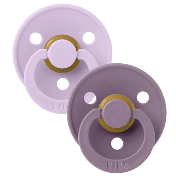 Соска круглая Bibs Colour 110430  Для девочек / 0 месяцев - 6 месяцев / Латекс / Mauve photo 5
