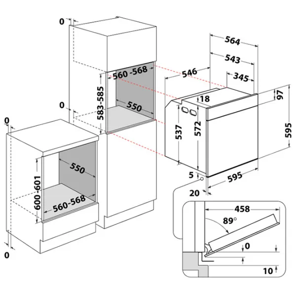 Духовой шкаф Whirlpool AKZ99480NB 3650 Вт/ Черный photo 8 Духовой шкаф Whirlpool AKZ99480NB 3650 Вт/ Черный photo 8