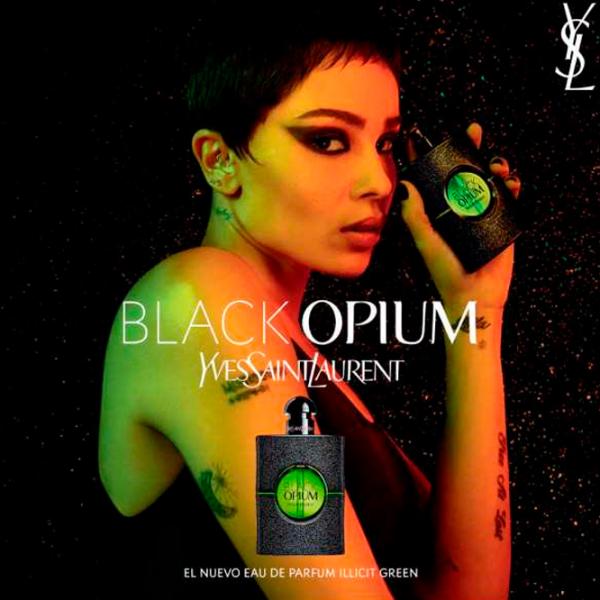 Парфюм для женщин Yves Saint Laurent BLACK OPIUM ILLICIT GREEN Парфюмерная вода / Фруктовый photo 5 Парфюм для женщин Yves Saint Laurent BLACK OPIUM ILLICIT GREEN Парфюмерная вода / Фруктовый photo 5