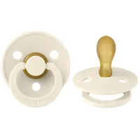 Suzetă cu tetina simetrică Bibs Colour 200276C  Pentru fetițe / 6 luni - 18 luni / Latex / Meadow