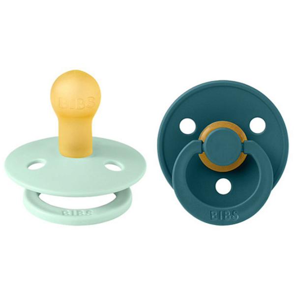 Suzetă cu tetina rotundă Bibs Colour 110293  Unisex / 0 luni - 6 luni / Latex / Mint photo 1 Suzetă cu tetina rotundă Bibs Colour 110293  Unisex / 0 luni - 6 luni / Latex / Mint photo 1