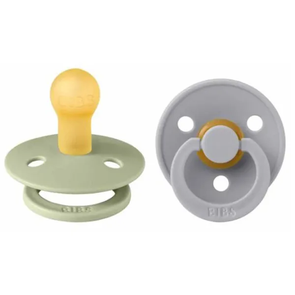 Suzetă cu tetina rotundă Bibs Colour 120262  Unisex / 6 luni - 18 luni / Latex / Sage Green photo 1 Suzetă cu tetina rotundă Bibs Colour 120262  Unisex / 6 luni - 18 luni / Latex / Sage Green photo 1