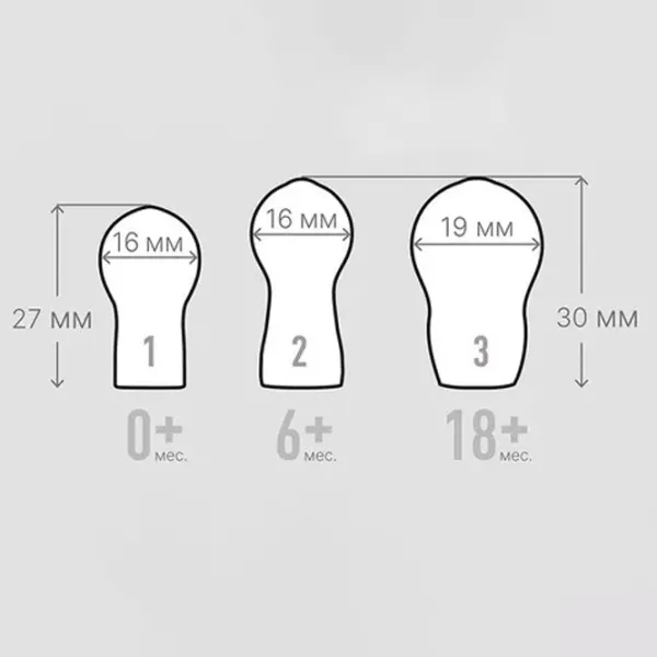 Suzetă cu tetina rotundă Bibs Colour 120219  Unisex / 6 luni - 18 luni / Latex / Black photo 6 Suzetă cu tetina rotundă Bibs Colour 120219  Unisex / 6 luni - 18 luni / Latex / Black photo 6