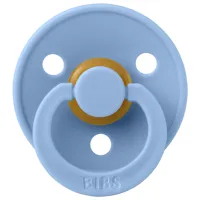 Suzetă cu tetina rotundă Bibs Colour 100230C Unisex / 0 luni - 6 luni / Latex / Blue photo 4