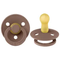 Соска круглая Bibs Colour 200247C Унисекс / 6 месяцев - 18 месяцев / Латекс / Коричневый