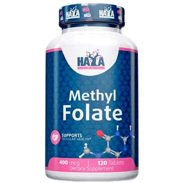 Витамины и минералы Haya Labs Methil Folate 400mcg 120 tab (858047007885) 120 photo 1 Витамины и минералы Haya Labs Methil Folate 400mcg 120 tab (858047007885) 120 photo 1