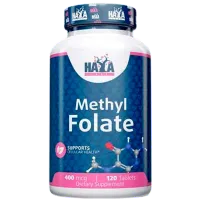 Витамины и минералы Haya Labs Methil Folate 400mcg 120 tab (858047007885) 120
