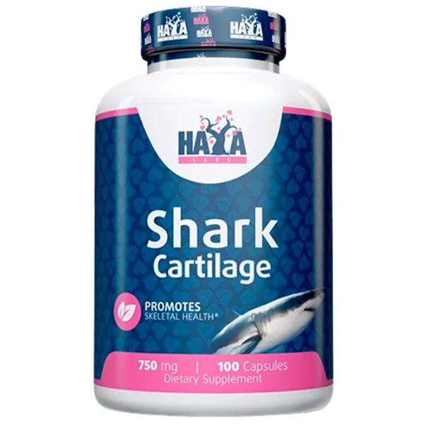 Vitamine și minerale Haya Labs Shark Cartilage (858047007045) 100 capsule photo 1 Vitamine și minerale Haya Labs Shark Cartilage (858047007045) 100 capsule photo 1