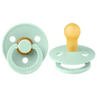 Соска круглая Bibs Colour 100284C  Унисекс / 0 месяцев - 6 месяцев / Латекс / Мятный