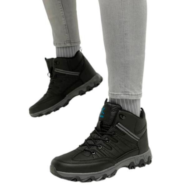 Botine pentru bărbați Kinetix Make Hi Pu 2Pr 45 / Black photo 2 Botine pentru bărbați Kinetix Make Hi Pu 2Pr 45 / Black photo 2