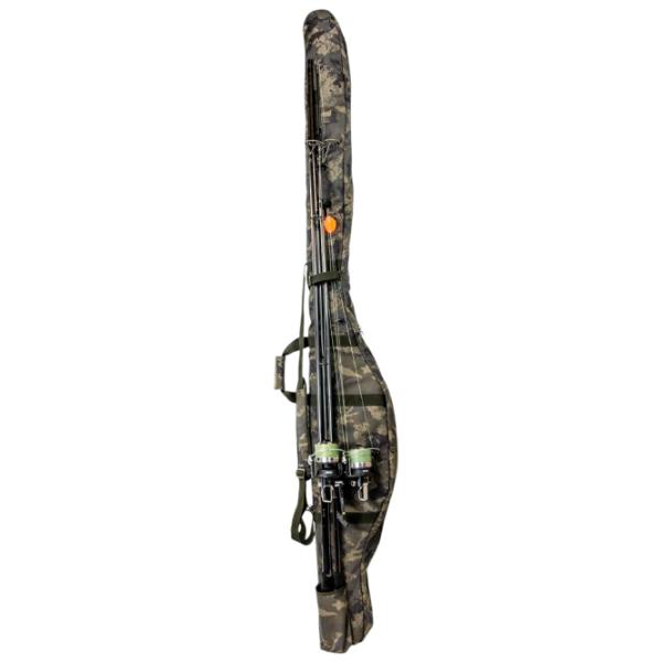 husă pentru undițe Solar Camo 3+2 Rod Holdall 13FT  Poliester 600D photo 1