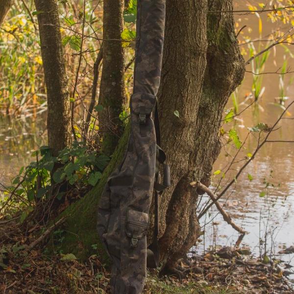 husă pentru undițe Solar Camo 3+2 Rod Holdall 13FT  Poliester 600D photo 4