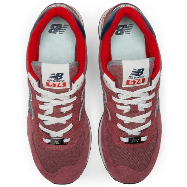 Кроссовки для мужчин New Balance 574 Darkred 44 / Красный photo 4 Кроссовки для мужчин New Balance 574 Darkred 44 / Красный photo 4