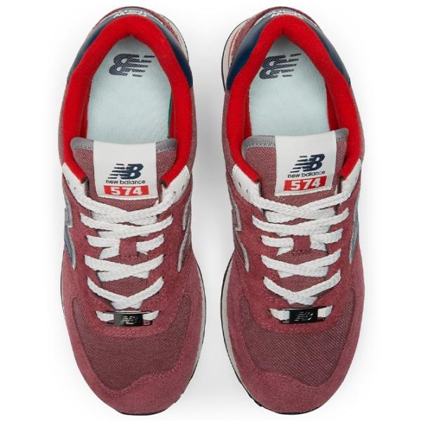 Кроссовки для мужчин New Balance 574 Darkred 44 / Красный photo 4 Кроссовки для мужчин New Balance 574 Darkred 44 / Красный photo 4