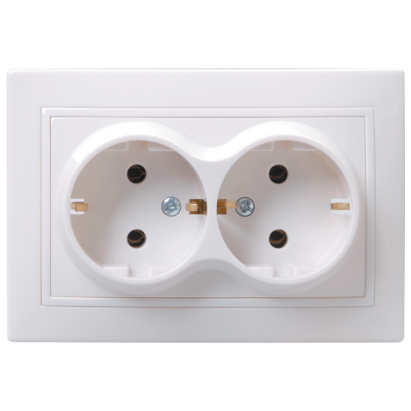 Priză IEK РС12-3-ККм 250 V / Type-F / White photo 1 Priză IEK РС12-3-ККм 250 V / Type-F / White photo 1