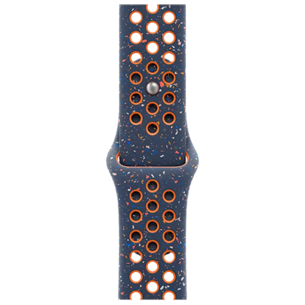 Curelușă Apple Watch Nike Sport Band Fluoroelastomer/
42 mm / Blue White photo 1