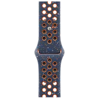 Curelușă Apple Watch Nike Sport Band Fluoroelastomer/
42 mm / Blue White