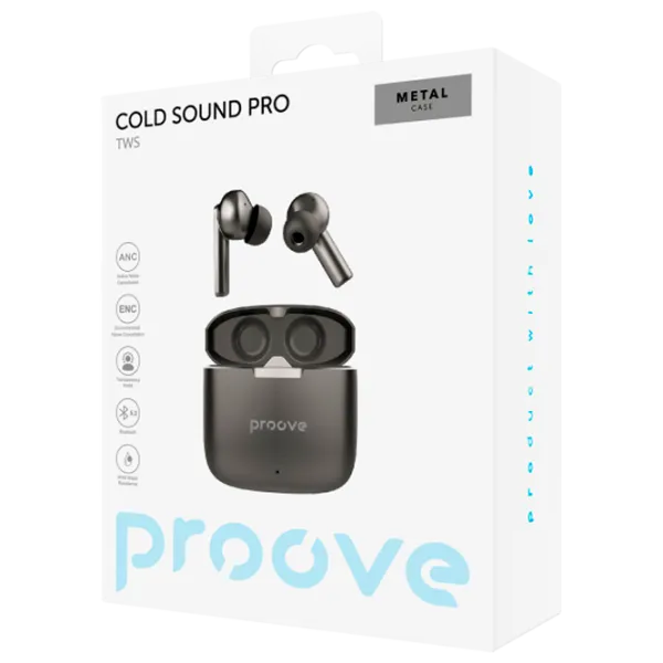 Наушники Proove Cold Sound Pro Серый Беспроводные/ Персональный photo 5 Наушники Proove Cold Sound Pro Серый Беспроводные/ Персональный photo 5