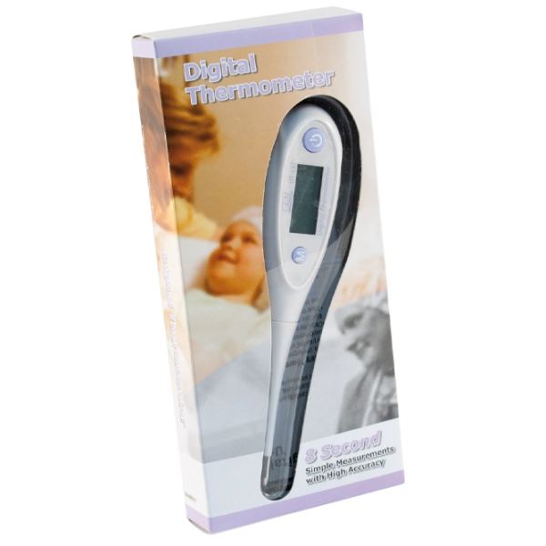 Termometru Electronic CEM DT-137  Pentru corp / °C / White photo 2