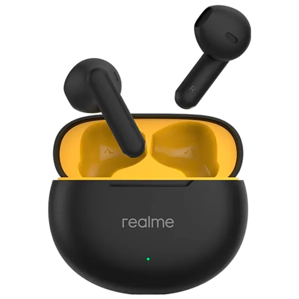 Наушники Realme Buds T01 Желтый Черный Беспроводные/ Персональный photo 1 Наушники Realme Buds T01 Желтый Черный Беспроводные/ Персональный photo 1