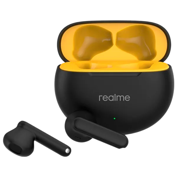 Наушники Realme Buds T01 Желтый Черный Беспроводные/ Персональный photo 4 Наушники Realme Buds T01 Желтый Черный Беспроводные/ Персональный photo 4