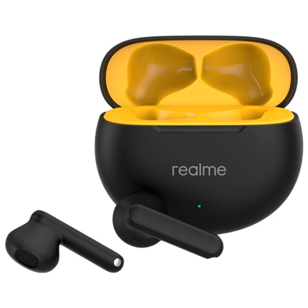 Наушники Realme Buds T01 Желтый Черный Беспроводные/ Персональный photo 4 Наушники Realme Buds T01 Желтый Черный Беспроводные/ Персональный photo 4
