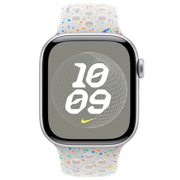 Curelușă Apple Watch Nike Sport Band Fluoroelastomer/
42 mm / Platinum Pure photo 2
