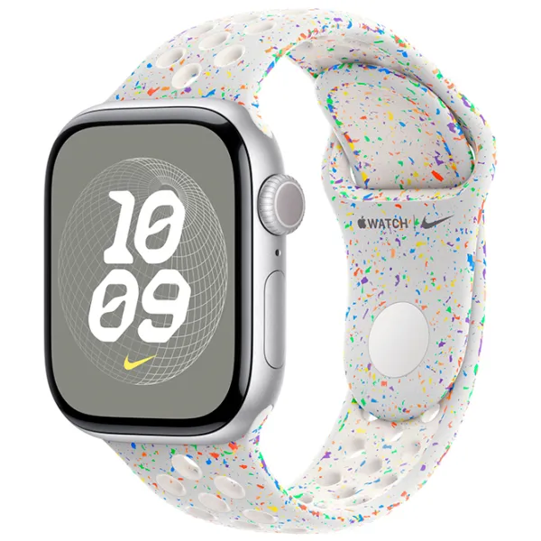 Curelușă Apple Watch Nike Sport Band Fluoroelastomer/
42 mm / Platinum Pure photo 3