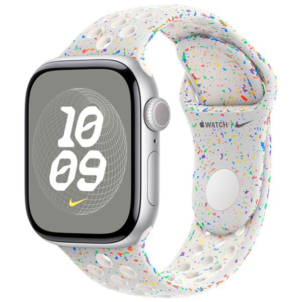 Curelușă Apple Watch Nike Sport Band Fluoroelastomer/
42 mm / Platinum Pure photo 3