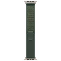Curelușă Apple Watch Trail Loop Natural Titanium Finish spandex/
49 mm / Green 